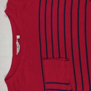 Vineyard Vines Women's Boatneck Striped  Long Sleeve T-shirt Size Large‎